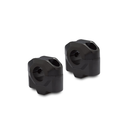 Réhausse de guidon Ø 22 mm SW-MOTECH 25 mm APRILIA - BMW - HONDA - KAWASAKI - KTM - MOTO GUZZI - SUZUKI - TRIUMPH - YAMAHA Noir