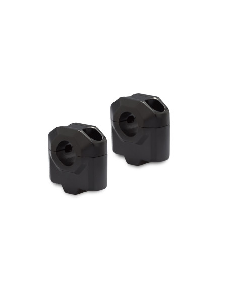 Réhausse de guidon Ø 22 mm SW-MOTECH 30 mm APRILIA - BMW - HONDA - KAWASAKI - KTM - MOTO GUZZI - SUZUKI - TRIUMPH - YAMAHA Noir