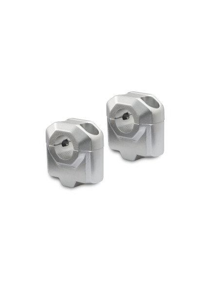 Rehausse de guidon Ø 22 mm SW-MOTECH 30 mm APRILIA - BMW - HONDA - KAWASAKI - KTM - MOTO GUZZI - SUZUKI - TRIUMPH - YAMAHA Gris