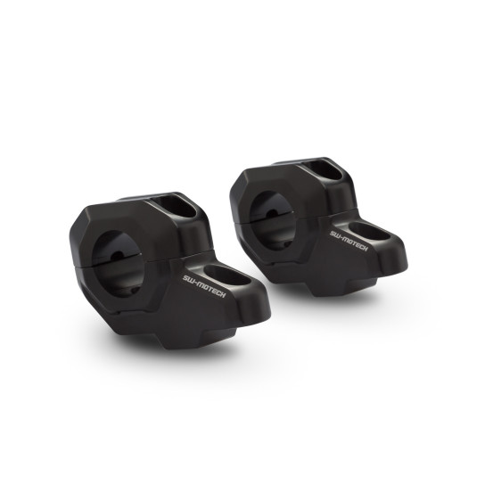 Réhausse de guidon Ø 28 mm SW-MOTECH 30 mm avec déport 22 mm BENELLI TRK 502 X 2018 - KTM 1290 Super Duke GT 2016 - 950 SM T ..