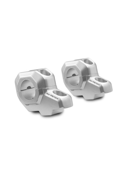 Réhausse de guidon Ø 28 mm SW-MOTECH 30 mm avec déport 22 mm BENELLI TRK 502 X 2018 - KTM 1290 Super Duke GT 2016 - 950 SM T ..