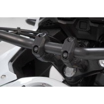 Réhausse de guidon Ø 28 mm SW-MOTECH 20 mm APRILIA - BENELLI - HONDA - KTM - TRIUMPH - YAMAHA Noir