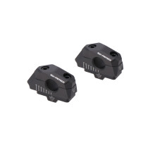 Réhausse de guidon Ø 22 mm SW-MOTECH 25 mm avec déport réglable 5 à 30 mm APRILIA - BMW - HONDA - KAWASAKI - KTM - MOTO GUZZI..