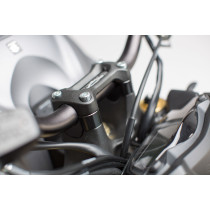 Réhausse de guidon Ø 28 mm SW-MOTECH 20 mm SUZUKI GSX-S 1000 2015-2021 - Katana 2019 Noir