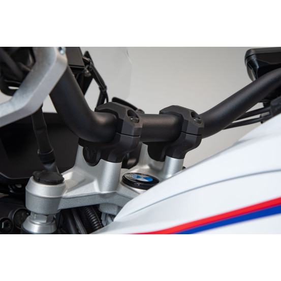 Réhausse de guidon SW-MOTECH 32 mm BMW S 1000 XR - R 1200 GS - Adventure - Rallye - R 1250 GS - Adventure - Rallye Noir