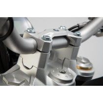Réhausse de guidon Ø 22 mm SW-MOTECH 30 mm BMW F 750 GS 2017-2020 Gris
