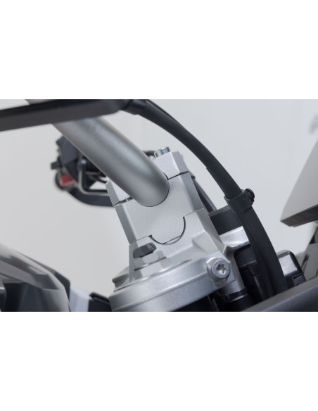 Réhausse de guidon Ø 22 mm SW-MOTECH 30 mm BMW F 750 GS 2017-2020 Gris