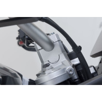 Réhausse de guidon Ø 28 mm SW-MOTECH 30 mm BMW F 850 GS 2017-2020 - Adventure 2018-2020 Gris