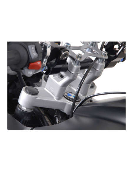 Réhausse de guidon SW-MOTECH 30 mm BMW R 1200 GS 2008-2013 Gris