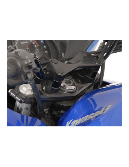 Réhausse de guidon Ø 22 mm SW-MOTECH 20 mm KAWASAKI Z 750 2003-2006 - 2011-2012 - Z 1000 2007-2009 Noir