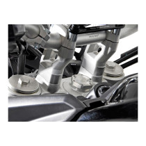Réhausse de guidon SW-MOTECH 20 mm TRIUMPH Tiger 800 - 900 - 1200 Gris