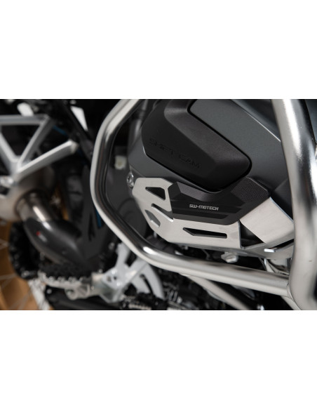 Kit protection de cylindre SW-MOTECH BMW R 1250 GS - Adventure 2018 - Rallye 2021 - R 1250 R - RS 2018 - RT 2018-2021 Noir/Gris