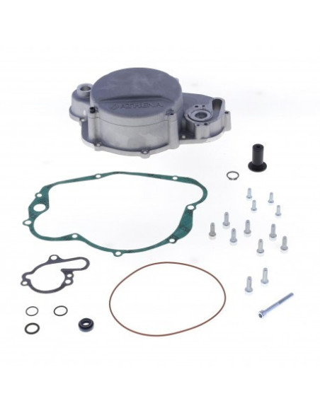 Kit carter + joints côté embrayage ATHENA pour Minarelli AM 3 / 4 / 5 / 6 - APRILIA - BETA - FANTIC - HM - KEEWAY - MALAGUTI ..