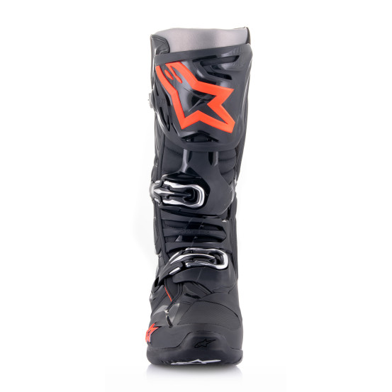 Bottes cross Alpinestars Tech 10 - Noir Rouge Fluo