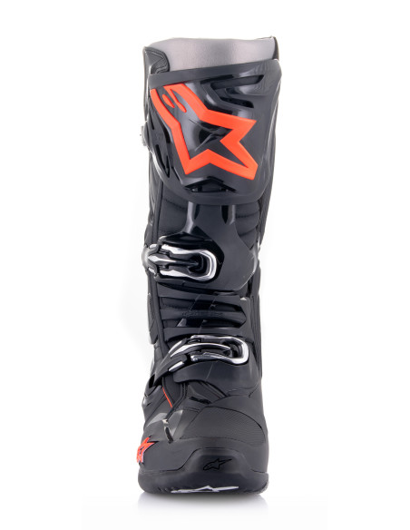 Bottes cross Alpinestars Tech 10 - Noir Rouge Fluo