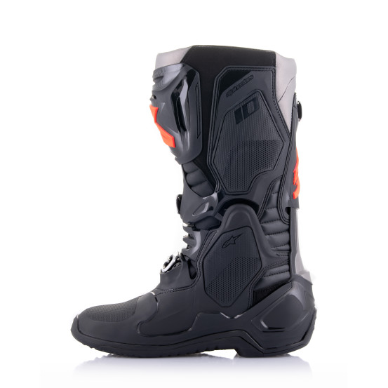 Bottes cross Alpinestars Tech 10 - Noir Rouge Fluo