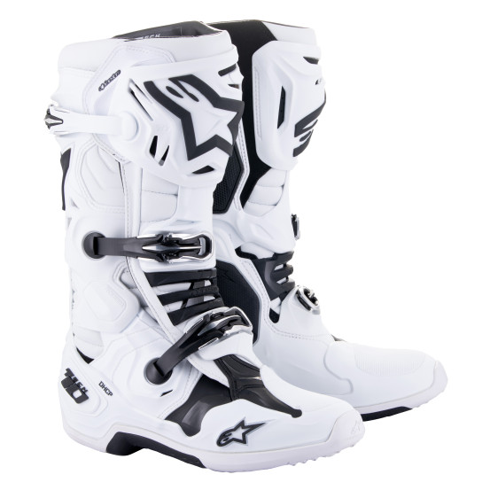 Bottes cross Alpinestars Tech 10 - Blanc