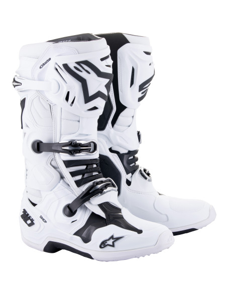 Bottes cross Alpinestars Tech 10 - Blanc