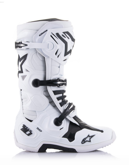 Bottes cross Alpinestars Tech 10 - Blanc