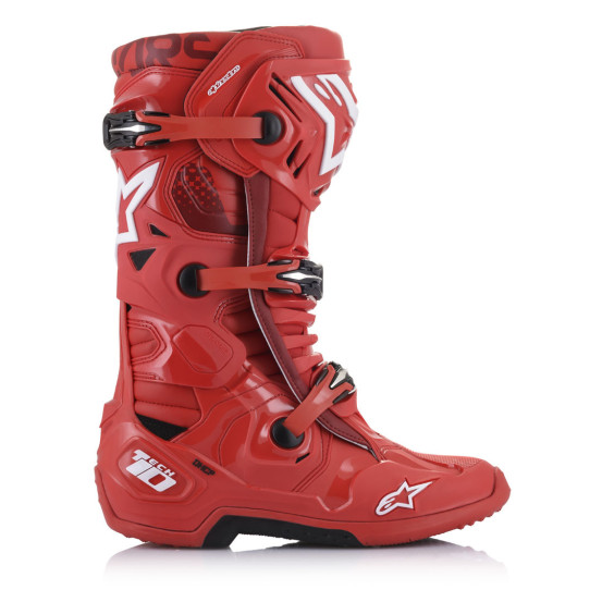 Bottes cross Alpinestars Tech 10 - Rouge