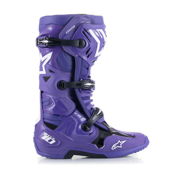 Bottes cross Alpinestars Tech 10 - Violet Noir