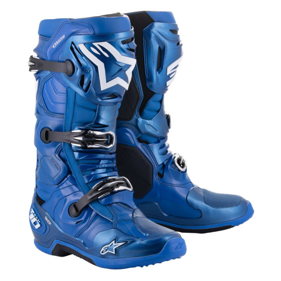 Bottes cross Alpinestars Tech 10 - Bleu Noir