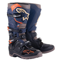 Bottes cross Alpinestars Tech 7 Drystar - Noir Night Marine Warm Gris