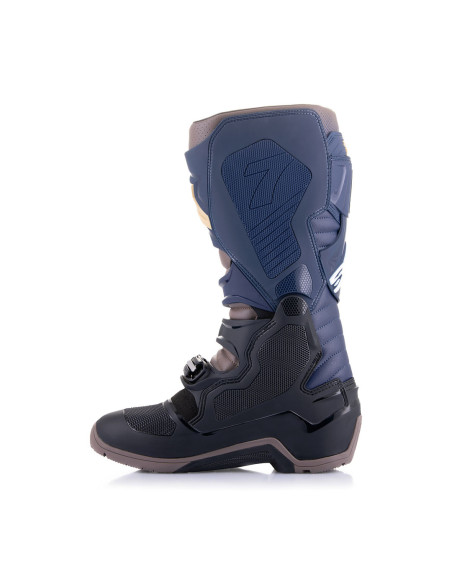 Bottes cross Alpinestars Tech 7 Drystar - Noir Night Marine Warm Gris