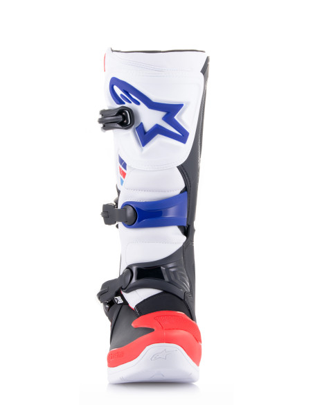 Bottes cross Alpinestars Tech 3 - Blanc Rouge Bleu
