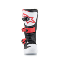 Bottes enfant cross Alpinestars Tech 3S - Blanc Noir Rouge 2