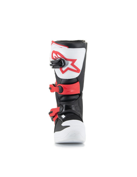 Bottes enfant cross Alpinestars Tech 3S - Blanc Noir Rouge