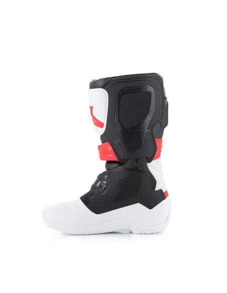 Bottes enfant cross Alpinestars Tech 3S - Blanc Noir Rouge