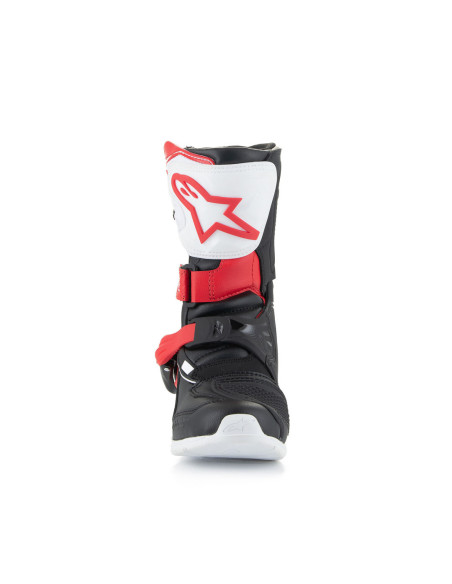Bottes enfant cross Alpinestars Tech 3S - Blanc Noir Rouge (du 28 au 33)