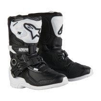 Bottes enfant cross Alpinestars Tech 3S - Blanc Noir (du 28 au 33)