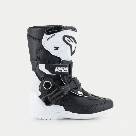 Bottes enfant cross Alpinestars Tech 3S - Blanc Noir (du 28 au 33)