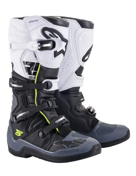 Bottes cross Alpinestars Tech 5 - Noir Gris Blanc