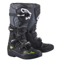 Bottes cross Alpinestars Tech 5 - Noir Gris Jaune Fluo
