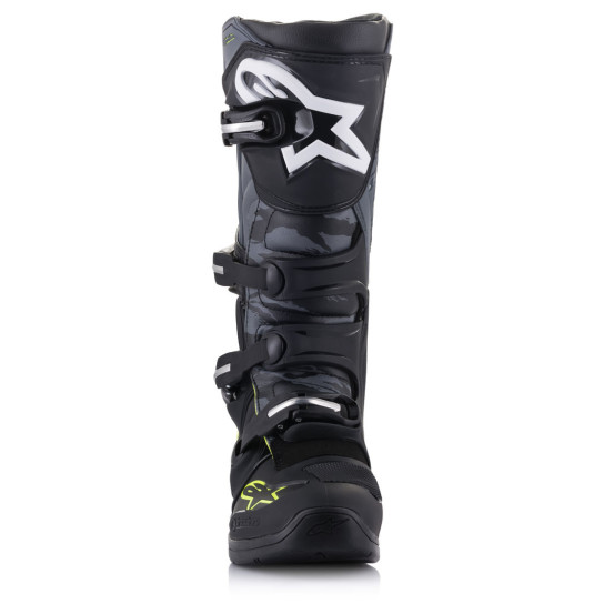 Bottes cross Alpinestars Tech 5 - Noir Gris Jaune Fluo