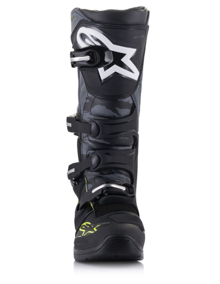 Bottes cross Alpinestars Tech 5 - Noir Gris Jaune Fluo