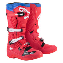 Bottes cross Alpinestars Tech 5 - Rouge Bleu