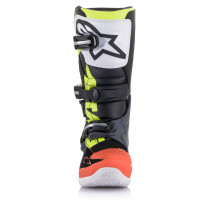 Bottes cross enfant Alpinestars Tech 7S - Gris Rouge Jaune 2