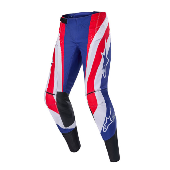 Pantalon cross Alpinestars 2024 Techstar Édition limitée Union Red Bud - Rouge Bleu Blanc
