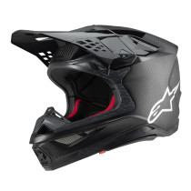 Casque cross Alpinestars S-M10 Fame - Noir Carbon M&G