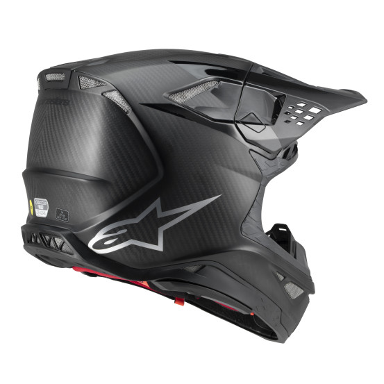 Casque cross Alpinestars S-M10 Fame - Noir Carbon M&G