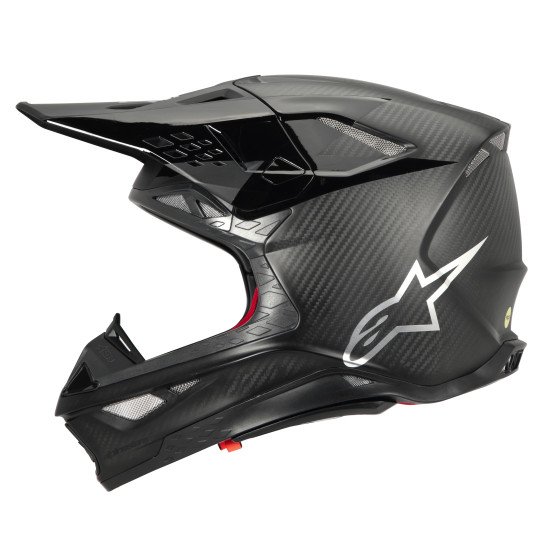 Casque cross Alpinestars S-M10 Fame - Noir Carbon M&G