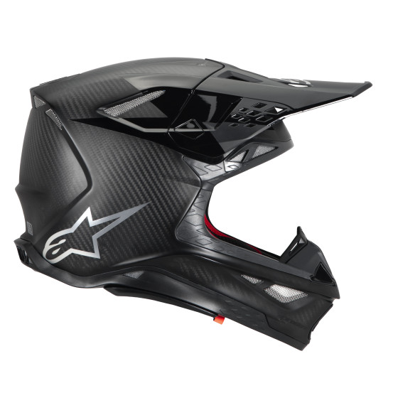 Casque cross Alpinestars S-M10 Fame - Noir Carbon M&G