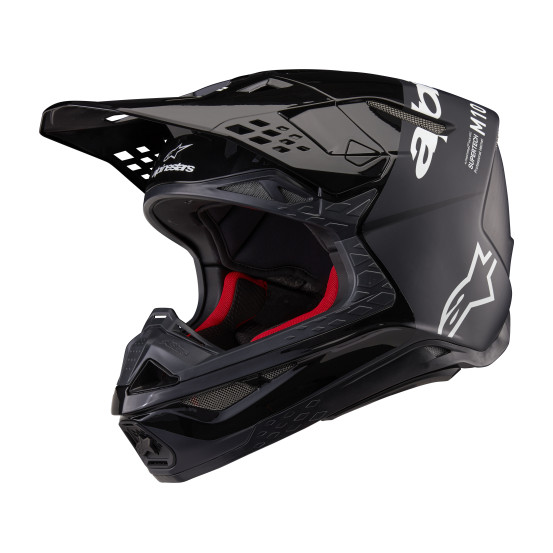 Casque cross Alpinestars S-M10 Flood - Noir Gris foncé M&G