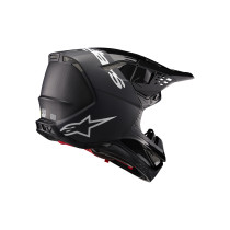 Casque cross Alpinestars S-M10 Flood - Noir Gris foncé M&G 2
