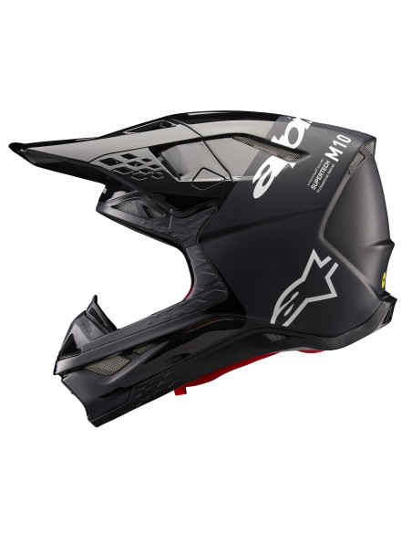 Casque cross Alpinestars S-M10 Flood - Noir Gris foncé M&G