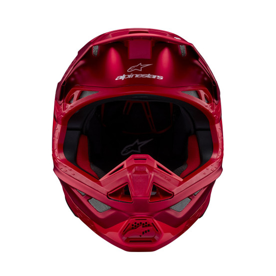 Casque cross Alpinestars S-M10 Supertech Flood - Rouge Fluo M&G